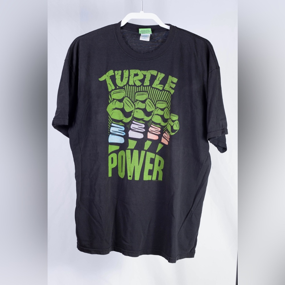 2008 Teenage Mutant Ninja Turtles Turtle Power Size XL Graphic T-Shirt.